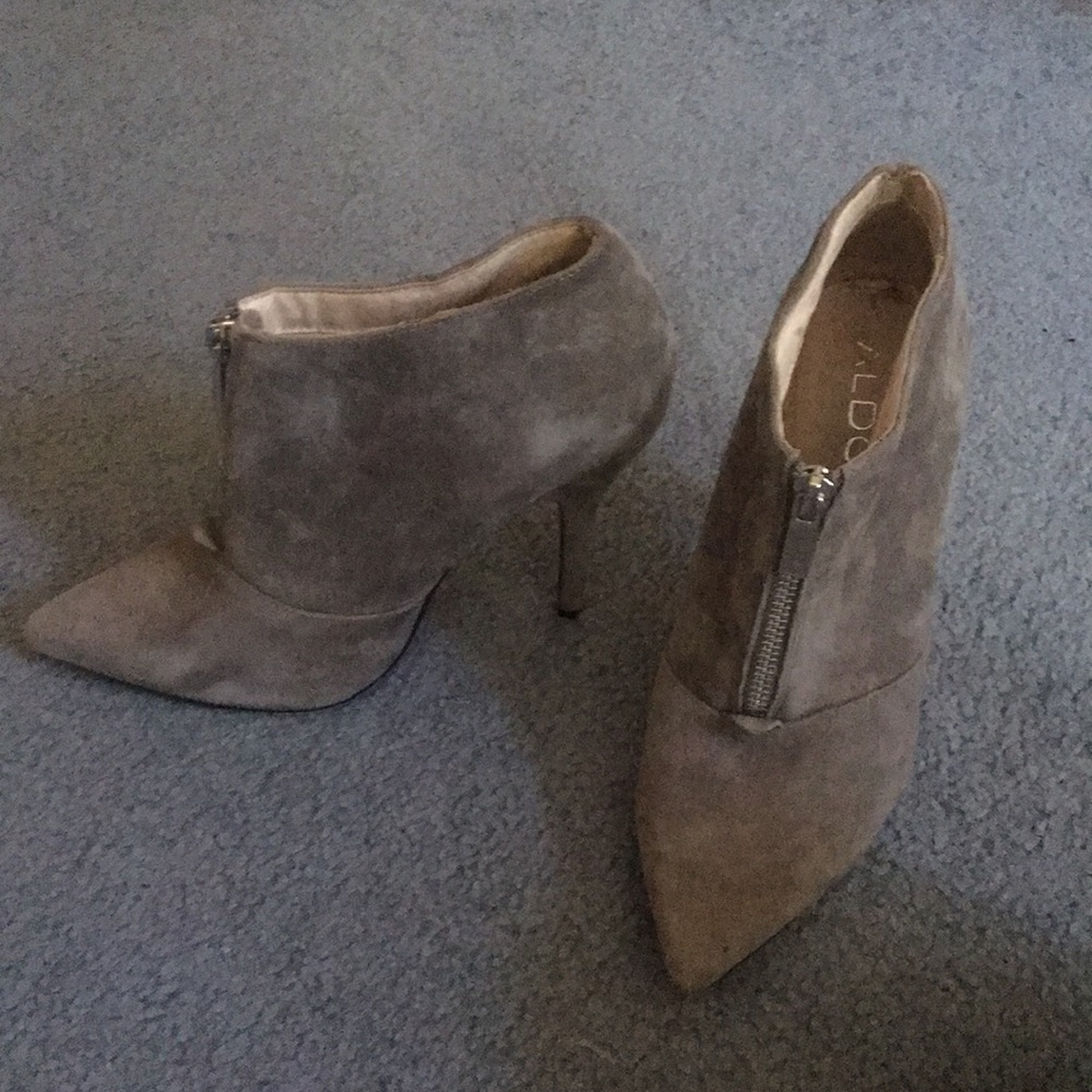 Suede Aldo booties
